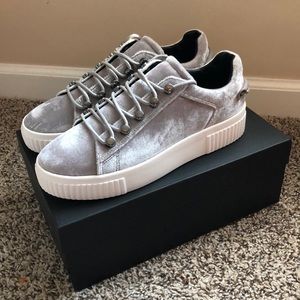 Velvet sneakers